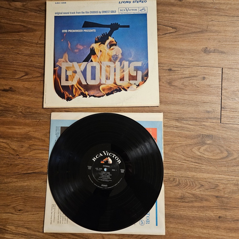 Ernest Gold – Exodus: An Original Soundtrack RCA Victor 1964 LSO1058 VG+ VG+/VG+